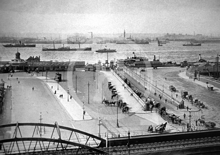 Overhead Railway, Pier Head and St Nicholas Place, c 1902